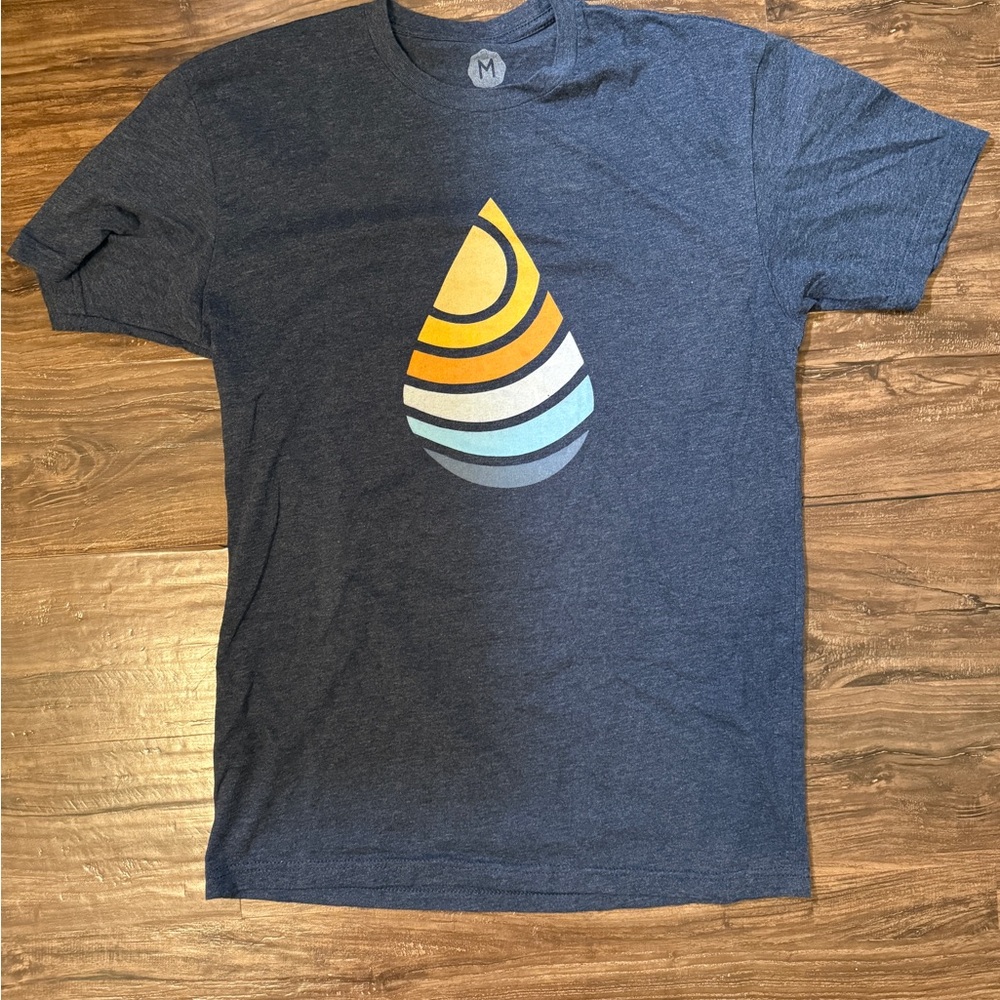 Unisex Wohven Blue Graphic T-Shirt art